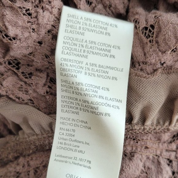 FREE PEOPLE add to cart lace top Sz M NEW - Picture 8 of 8